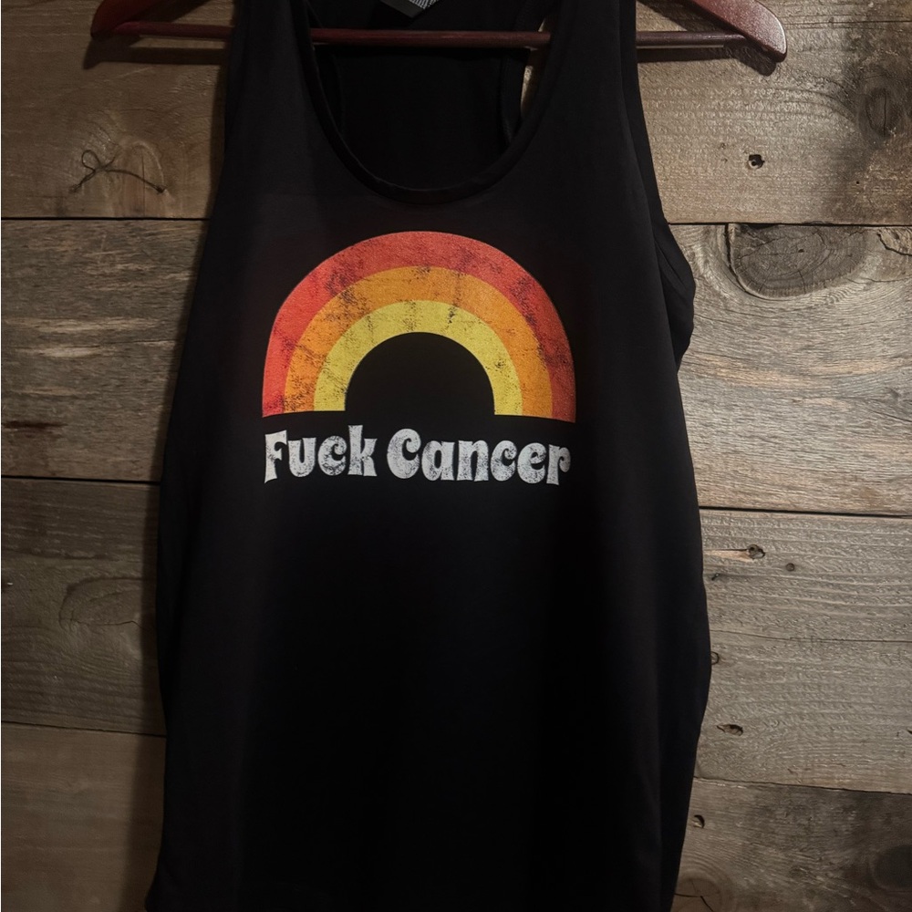 Black Graphic Muscle Tee
